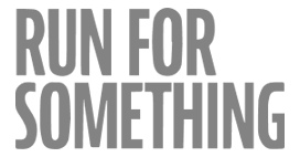 Run for Something logo spelled out